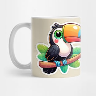 Toucan kawaii Splash of Forest Frolics and Underwater Whimsy! Mug